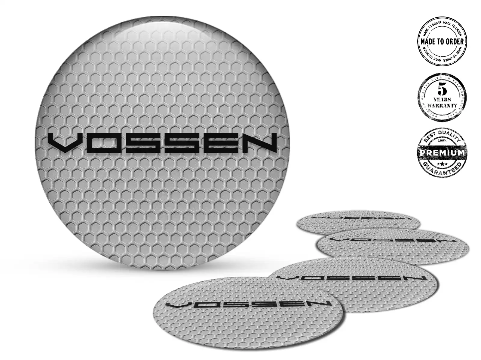 Vossen Calcomanías en Ruedas Etiquetas Cúpula Premium